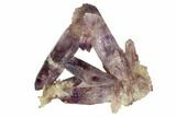 Hematite Included Amethyst Crystal Cluster - Namibia #132166-1